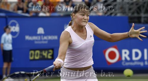 Rosmalen, 24 Juni 2006 Ordina Open 2006
Finale dames Dinara Safina - Michaella Krajicek 3-6  en  4-6
© Foto Edwin v Zandvoort