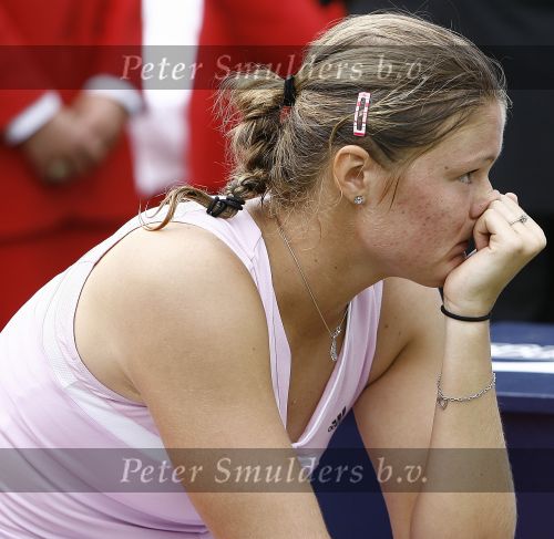Rosmalen, 24 Juni 2006 Ordina Open 2006
Finale dames Dinara Safina - Michaella Krajicek 3-6  en  4-6
© Foto Edwin v Zandvoort