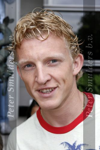 Amsterdam 6 juni 2006
Vertrek Nederlands elftal vanaf het hilton in Amsterdam naar WK.
Dirk kuyt