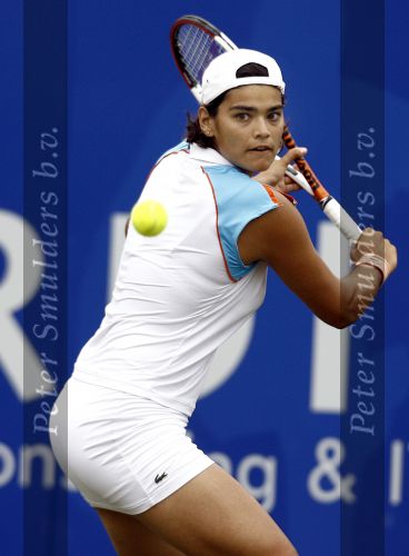 Rosmalen, 23 Juni 2006 Ordina Open 2006
Halve finale Dinara Safina-Eleni Daniilidou
6-3  3-6  6-4
© Foto Edwin van Zandvoort