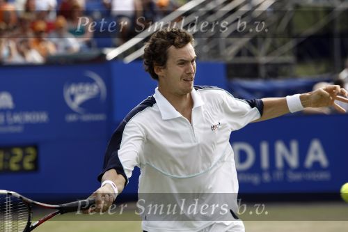 Rosmalen, 24 Juni 2006 Ordina Open 2006
Finale Heren Jan Hernych - Mario Ancic 0-6  7-5  6-7
© Foto Edwin v Zandvoort