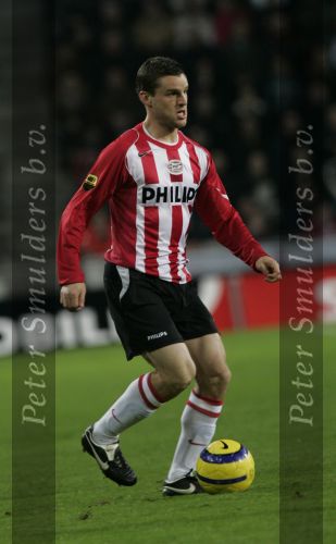 Eindhoven, 20 Januari 2006 Kompetitiewedstrijd PSV-RKC Waalwijk, eindstand 2-0 Seizoen 2005/2006
Jason Culina