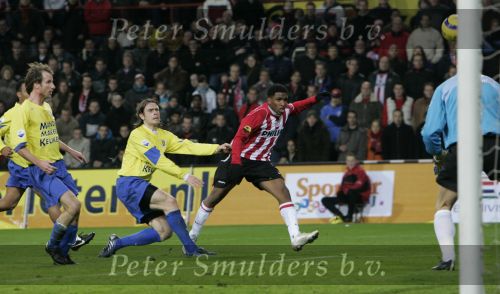 Eindhoven, 20 Januari 2006 Kompetitiewedstrijd PSV-RKC Waalwijk, eindstand 2-0 Seizoen 2005/2006
Jefferson Farfan