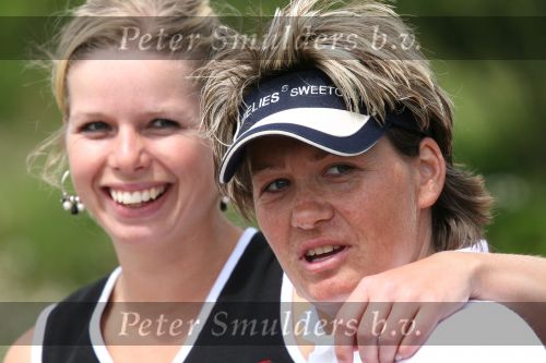 Valkenswaard, 4 Juni 2006
Finaledag KLM Ladies Open 2006 Eindhovensche Golf
De limburgse Judith v Hagen ( vijf maanden zwanger ) werd de beste Nederlandse met een 11e plaats ) met Nienke Nijenhuis