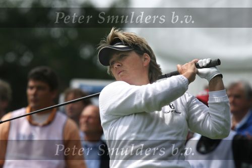 Valkenswaard, 4 Juni 2006
Finaledag KLM Ladies Open 2006 Eindhovensche Golf
De limburgse Judith v Hagen ( vijf maanden zwanger ) werd de beste Nederlandse met een 11e plaats )