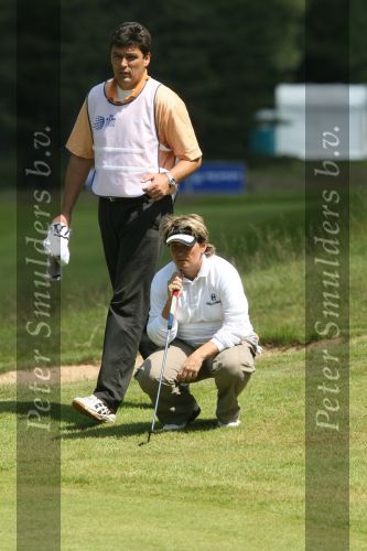 Valkenswaard, 4 Juni 2006
Finaledag KLM Ladies Open 2006 Eindhovensche Golf
De limburgse Judith v Hagen ( vijf maanden zwanger ) werd de beste Nederlandse met een 11e plaats )