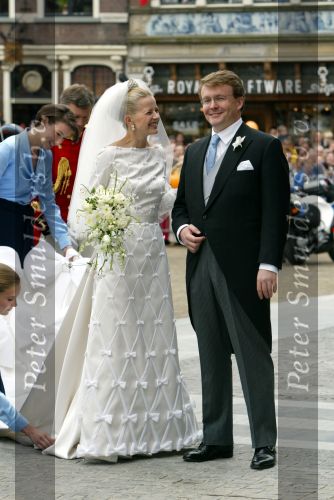 Delft 24 april 2004
Trouwen Prins Friso en Mabel Wisse Smit in stadhuis Delft.