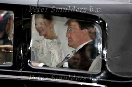 Delft 24 april 2004
Trouwen Prins Friso en Mabel Wisse Smit in stadhuis Delft.