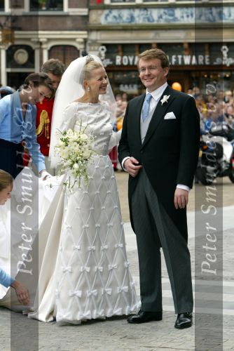 Delft 24 april 2004
Trouwen Prins Friso en Mabel Wisse Smit in stadhuis Delft.