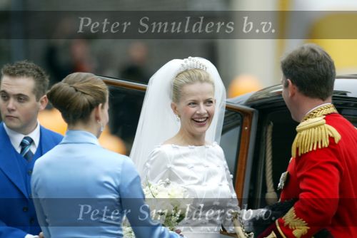 Delft 24 april 2004
Trouwen Prins Friso en Mabel Wisse Smit in stadhuis Delft.