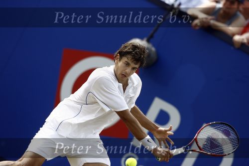 Rosmalen, 24 Juni 2006 Ordina Open 2006
Finale Heren Jan Hernych - Mario Ancic 0-6  7-5  6-7
© Foto Edwin v Zandvoort