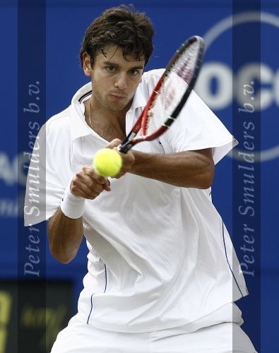 Rosmalen, 24 Juni 2006 Ordina Open 2006
Finale Heren Jan Hernych - Mario Ancic 0-6  7-5  6-7
© Foto Edwin v Zandvoort