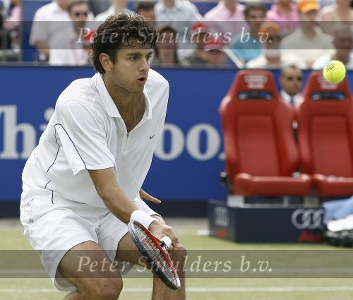 Rosmalen, 24 Juni 2006 Ordina Open 2006
Finale Heren Jan Hernych - Mario Ancic 0-6  7-5  6-7
© Foto Edwin v Zandvoort