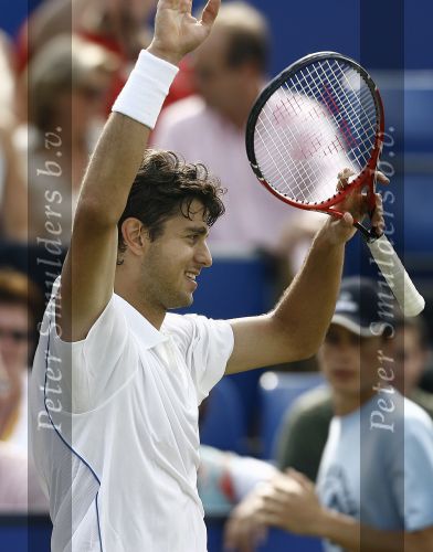 Rosmalen, 24 Juni 2006 Ordina Open 2006
Finale Heren Jan Hernych - Mario Ancic 0-6  7-5  6-7
© Foto Edwin v Zandvoort