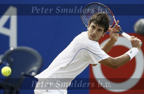 Rosmalen, 24 Juni 2006 Ordina Open 2006
Finale Heren Jan Hernych - Mario Ancic 0-6  7-5  6-7
© Foto Edwin v Zandvoort