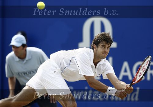 Rosmalen, 24 Juni 2006 Ordina Open 2006
Finale Heren Jan Hernych - Mario Ancic 0-6  7-5  6-7
© Foto Edwin v Zandvoort