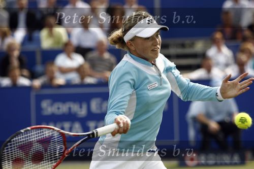 Rosmalen, 23 Juni 2006 Ordina Open 2006
Halve finale Michaella Krajicek-Jelena Dementiva
1-6   7-6   6-4
© Foto Edwin van Zandvoort