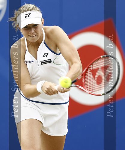 Rosmalen, 24 Juni 2006 Ordina Open 2006
Finale dames Dinara Safina - Michaella Krajicek 3-6  en  4-6
© Foto Edwin v Zandvoort