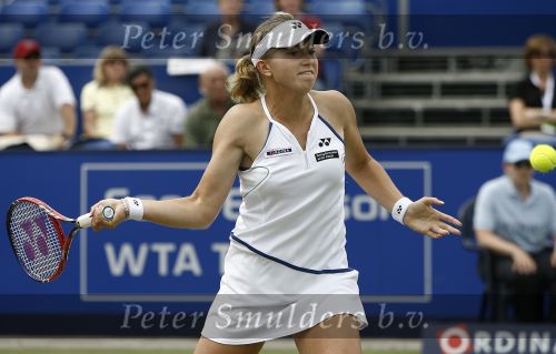 Rosmalen, 24 Juni 2006 Ordina Open 2006
Finale dames Dinara Safina - Michaella Krajicek 3-6  en  4-6
© Foto Edwin v Zandvoort
