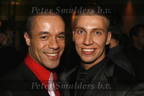 Rotterdam 22 mei 2006
Johnny Kraaykamp musical awards in ahoy.
Stanley burleson met vriend