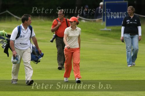 Valkenswaard, 4 Juni 2006
Finaledag KLM Ladies Open 2006
De winnares uit Frankrijk, Stephanie Arricau op weg naar de laatste hole