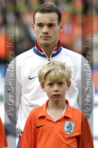 Zaterdag, 27 Mei 2006 Vriendschappelijke interland op weg naar het WK 2006 Nederland-Kameroen, eindstand 1-0
Wesley Sneijder
© Jeffrey Derksen