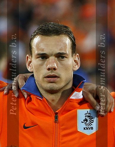 Zaterdag, 27 Mei 2006 Vriendschappelijke interland op weg naar het WK 2006 Nederland-Kameroen, eindstand 1-0
Wesley Sneijder
© Edwin van Zandvoort
