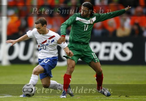 Eindhoven, 2 Juni 2006 Vriendschappelijke interland op weg naar het WK 2006 tussen Nederland-Mexico, eindstand 2-1
Wesley Sneijder
© Foto Edwin van Zandvoort