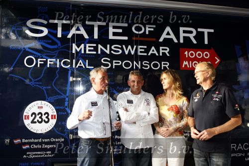 Brescia 16 mei 2007
State of Art is sponsor van de legendarische rally Mille Miglia. Albert Westerman Evelyne Westermn Harm Lagaaij en Allard Kallf