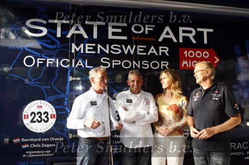 Brescia 16 mei 2007
State of Art is sponsor van de legendarische rally Mille Miglia. Albert Westerman Evelyne Westermn Harm Lagaaij en Allard Kallf