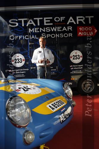 Brescia 16 mei 2007
State of Art is sponsor van de legendarische rally Mille Miglia. Albert Westerman