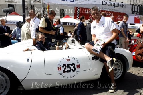 Brescia 17 mei 2007
Start van de 80e mille miglia. State of art is daar een van de sponsors. Allard Kalff