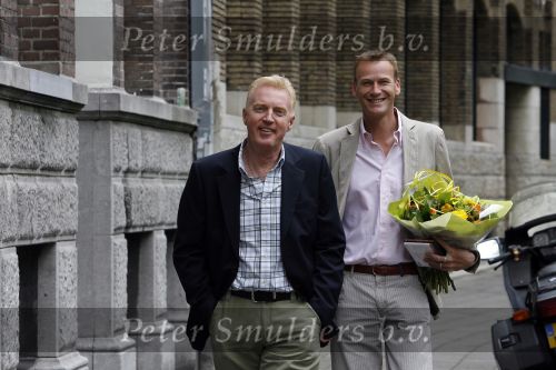 Amsterdam 31 mei 2007
Andre v Duin met zijn vriend Martin op straat in Amsterdam.