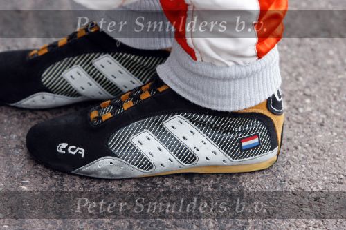 Monaco 27 mei 2007
Grand Prix formule 1 in Monaco.   Christijan Albers zijn quick raceschoenen