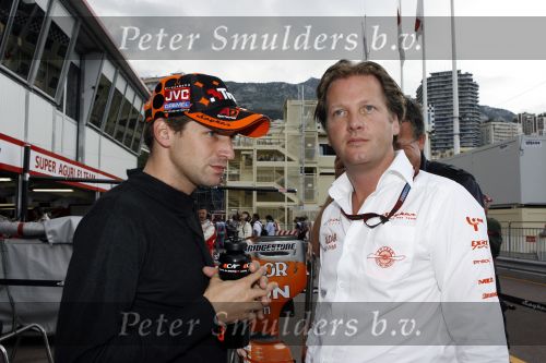 Monaco 27 mei 2007
Grand Prix formule 1 in Monaco. Christijan Albers en Michiel Mol