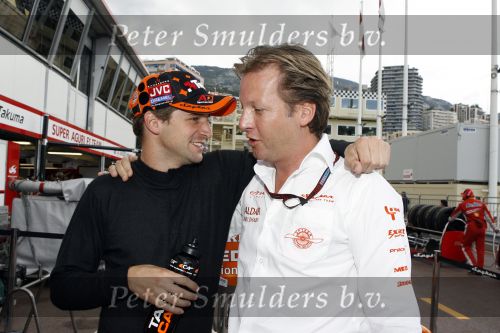 Monaco 27 mei 2007
Grand Prix formule 1 in Monaco. Christijan Albers en Michiel Mol
