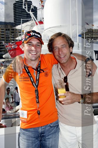 Monaco 27 mei 2007
Grand Prix formule 1 in Monaco.Christijan Albers en David Hart