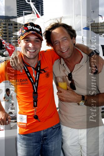 Monaco 27 mei 2007
Grand Prix formule 1 in Monaco.Christijan Albers en David Hart