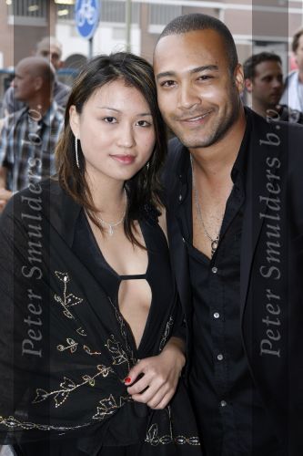 Scheveningen 12 juni 2007
Premiere Ocean 13. Everon Jackson hooi met vriendin