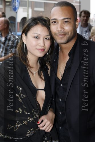 Scheveningen 12 juni 2007
Premiere Ocean 13. Everon Jackson hooi met vriendin