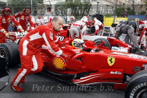Monaco 27 mei 2007
Grand Prix formule 1 in Monaco. Fellipe Massa in zijn ferrari
