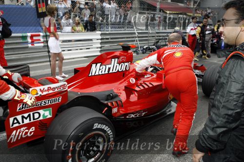 Monaco 27 mei 2007
Grand Prix formule 1 in Monaco. Fellipe Massa in zijn ferrari