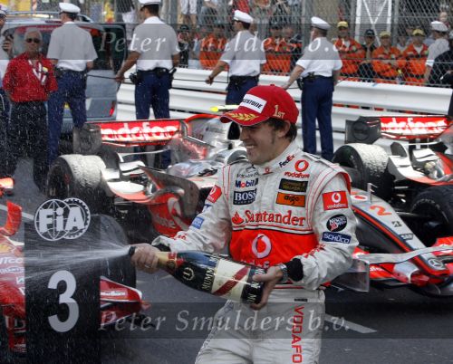 Monaco 27 mei 2007
Grand Prix formule 1 in Monaco. Fernando Alonso
