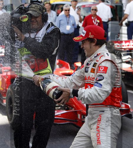 Monaco 27 mei 2007
Grand Prix formule 1 in Monaco. Fernando Alonso