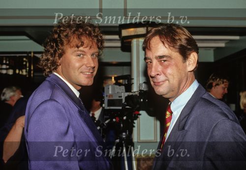 Amsterdam, 25 September 1991
Gert Jan Droge met zijn collega Guus Marinus in het begin van zijn TV carrierre.