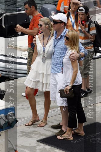 Monaco 26 mei 2006
Grand Pix van Monaco. Ivanka Trump met vriend