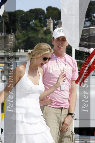 Monaco 27 mei 2007
Grand Prix formule 1 in Monaco. Donald Trump jr met zijn zus Ivanka Trump