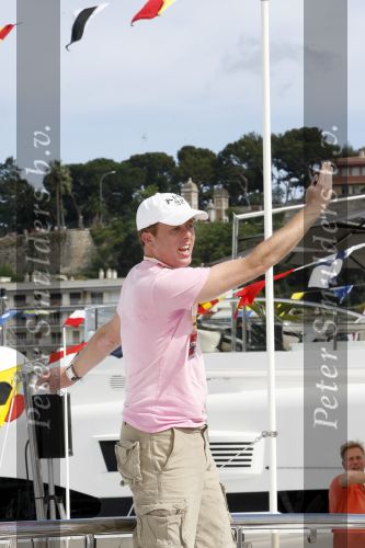 Monaco 27 mei 2007
Grand Prix formule 1 in Monaco. Donald Trump jr met zijn zus Ivanka Trump