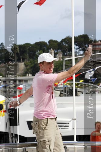Monaco 27 mei 2007
Grand Prix formule 1 in Monaco. Donald Trump jr met zijn zus Ivanka Trump