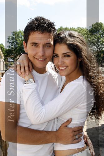 Volendam 20 juni 2007
Jan Smit en Yolanthe Cabau v Kasbergen met hun nieuwe ringen.